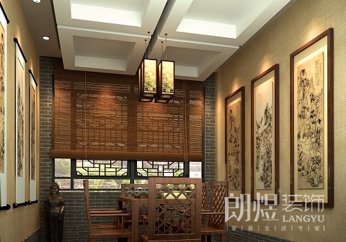 茶樓包廂設(shè)計效果圖