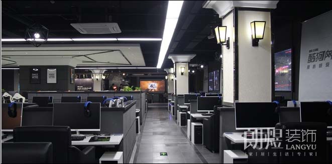 600平網(wǎng)咖裝修設(shè)計(jì)案例