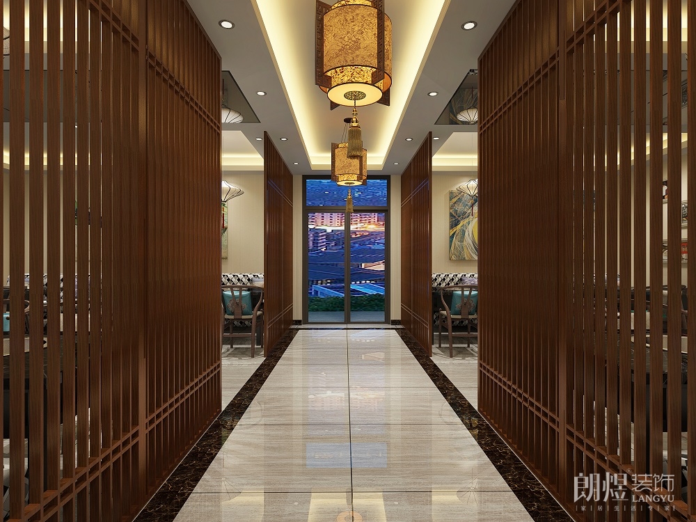 走廊隔斷效果圖