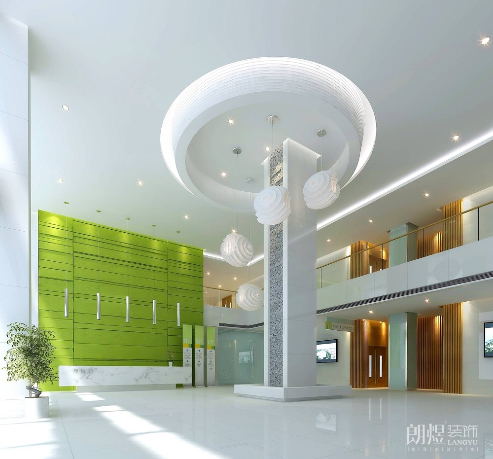 二甲醫(yī)院一樓大廳裝修效果圖