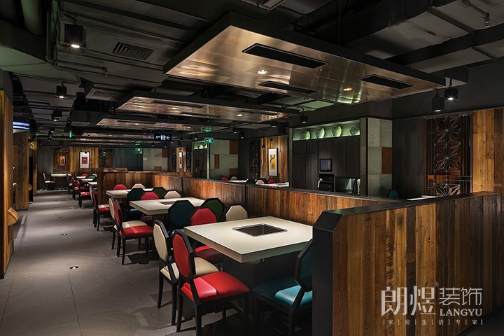 火鍋餐廳裝修設(shè)計(jì)效果圖