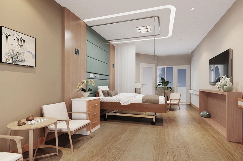 老年康療醫(yī)院裝修設(shè)計(jì)效果圖