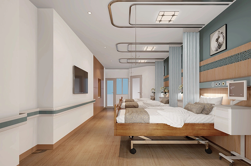 老年康療醫(yī)院裝修設(shè)計(jì)效果圖